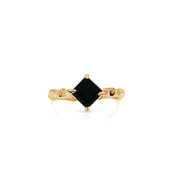 Onyx Stem Ring - ourCommonplace