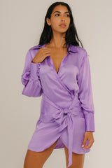 Serene Shirt Dress (Lilac) - ourCommonplace