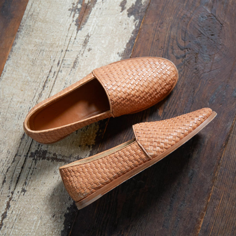 Women's Mule Woven Almond